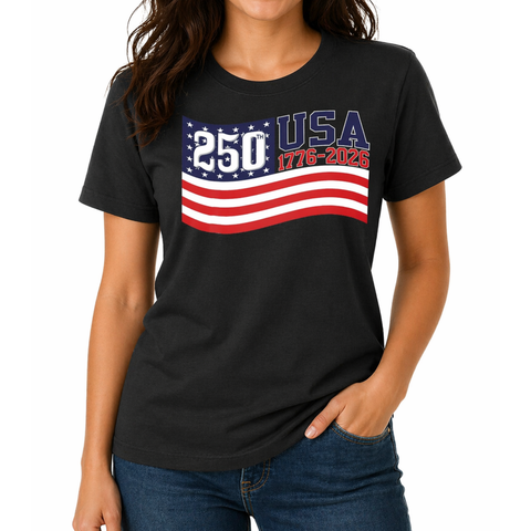Stars & Stripes America 250 Made in USA Women's Shirt