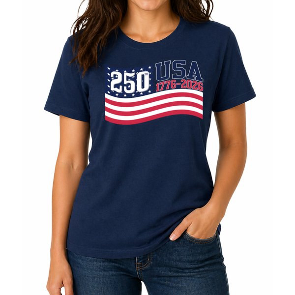 Stars & Stripes America 250 Made in USA Women's Shirt