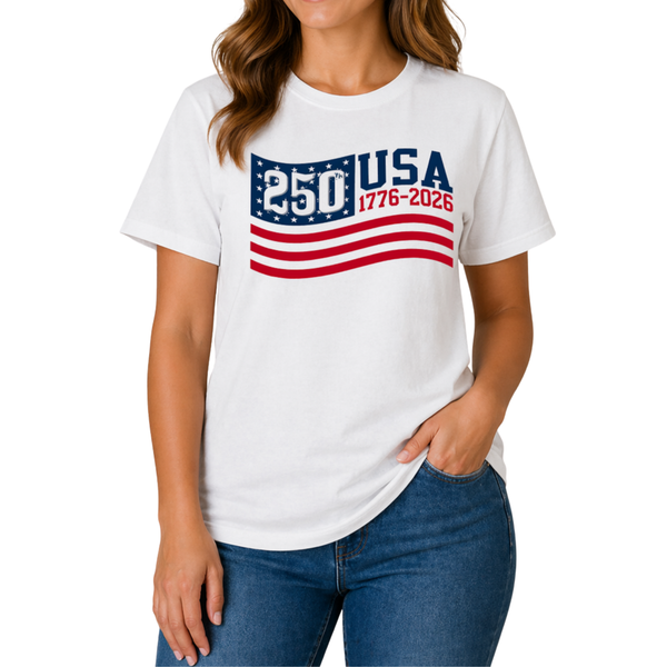 Stars & Stripes America 250 Made in USA Women's Shirt
