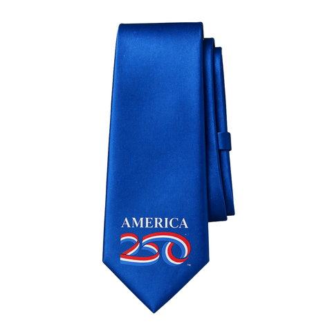 250th Anniversary Blue Tie