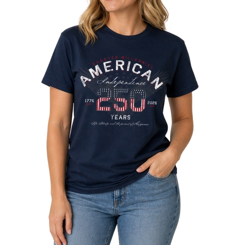Quarter Millennial American Independence - 250th Anniversary - T-Shirt Women's