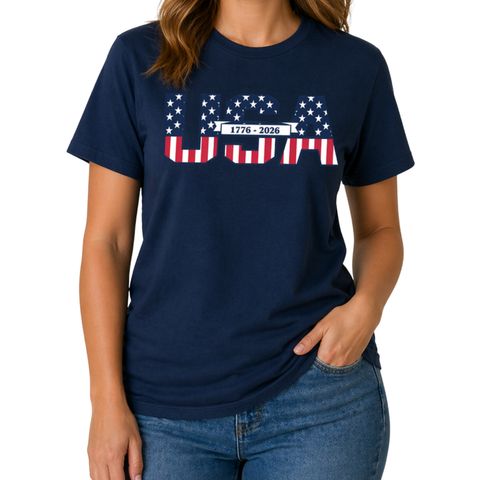 Founders' Scroll America 250 Made in USA Women's Shirt