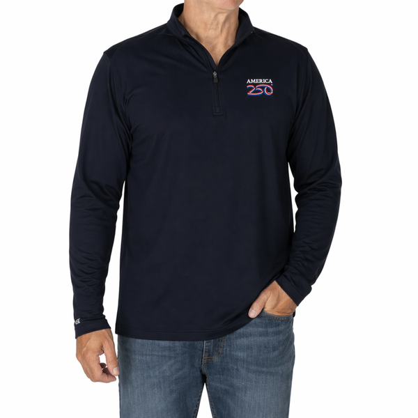 America250 Quarter Zip Pullover - Black