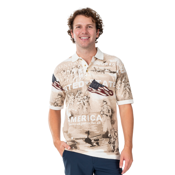Men's Patriot's Pinnacle Polo Shirt