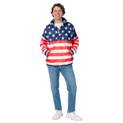 [ JEANS] Flag Windbreaker ★大人気★ PULLOVER-FLG-1000-