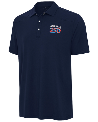 America250 Men's Western Polo - The Flag Shirt