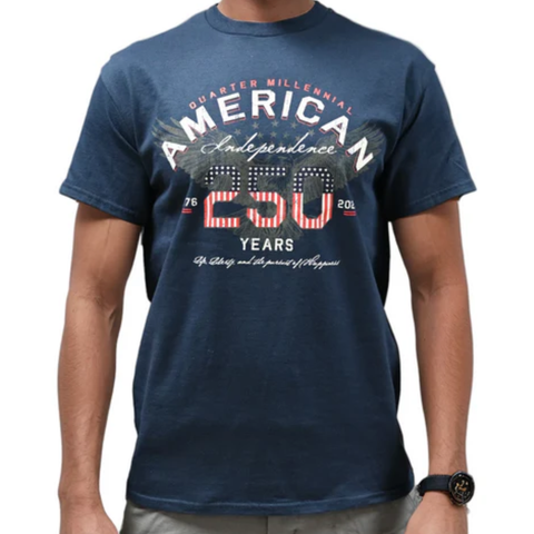 Quarter Millennial American Independence - 250th Anniversary - T-Shirt