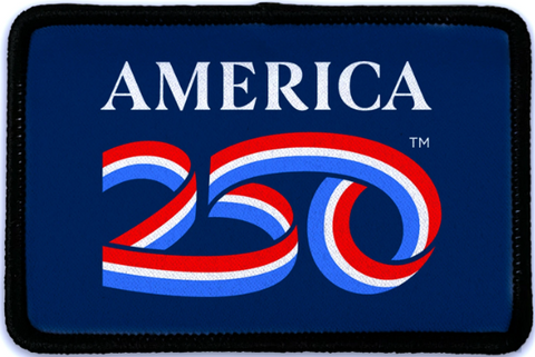 250th Anniversary Iron-On Rectangle Patches