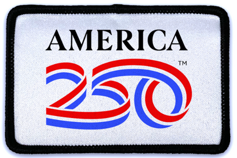 250th Anniversary Iron-On Rectangle Patches