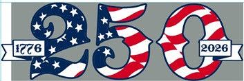 Dual Scroll Made in USA - 250th Anniversary - T-Shirt - The Flag Shirt