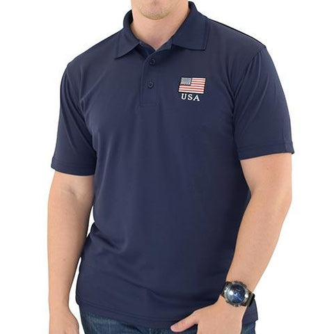 Made in America Golf Polo - 4th of july shirts