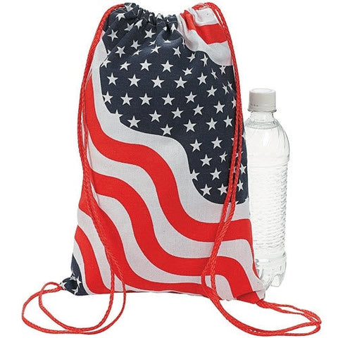 Patriotic Drawstring Backpack - The Flag Shirt