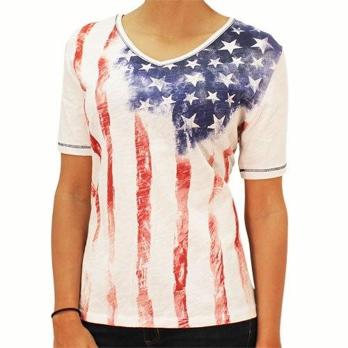 Old Glory Patriotic Short Sleeve T-Shirt - 4th of july shirts