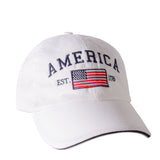 Made in the USA Washed Cotton America 1776 Hat