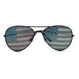 USA Flag Lens Aviator Sunglasses - The Flag Shirt