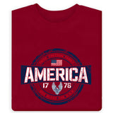 Men's USA Faith Freedom and Family Patriotic T-Shirt