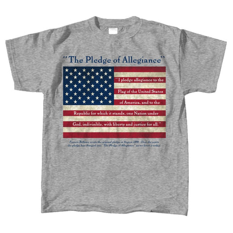 Men's Pledge of Allegiance Flag T-Shirt