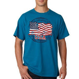 USA Liberty and Freedom Mens T-Shirt - The Flag Shirt