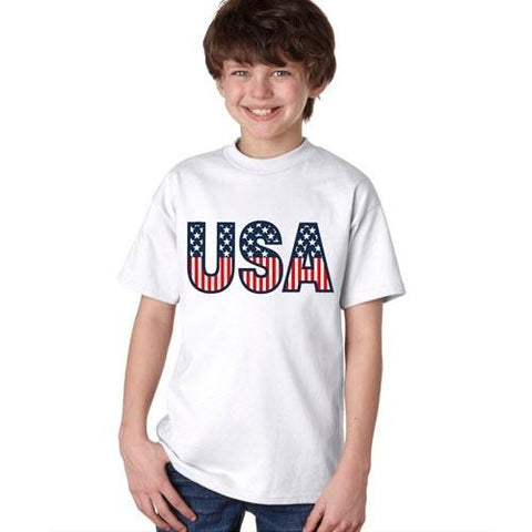 USA Stars and Stripes Boys - The Flag Shirt