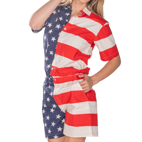 American Flag Jumpsuit