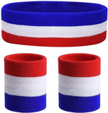 Men's 4th of July Party Bundle, Shirt, Hat and Wristband Set