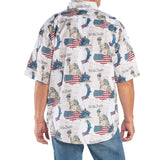 Men's American Icons 'We The People' 100% Cotton Button-Down Shirt