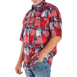 Men's USA Icons Button Down Shirt, Hat, and Sunglasses