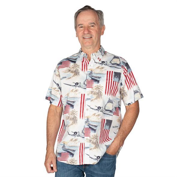 Men's USA Patriot Button Down Bundle of 3 Shirts