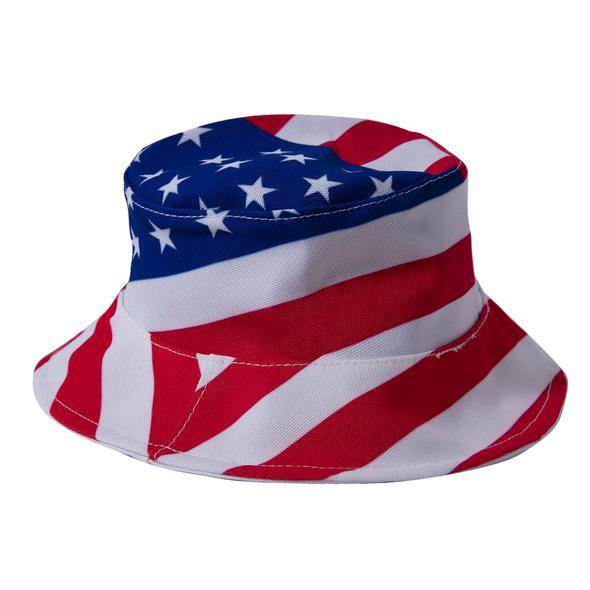 Men's USA T-Shirt, Bucket Hat and Wristband Bundle