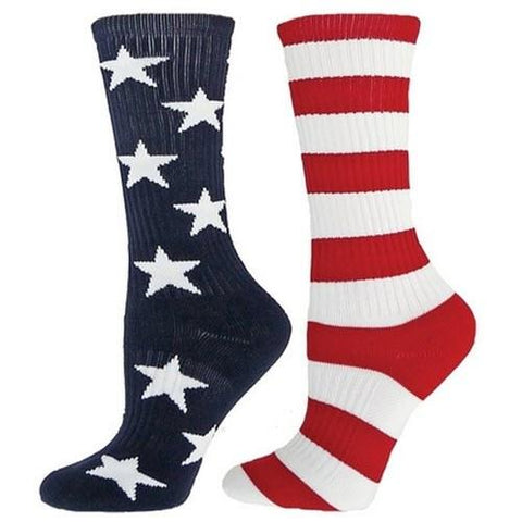 Mens Stars and Stripes American Flag Socks - The Flag Shirt
