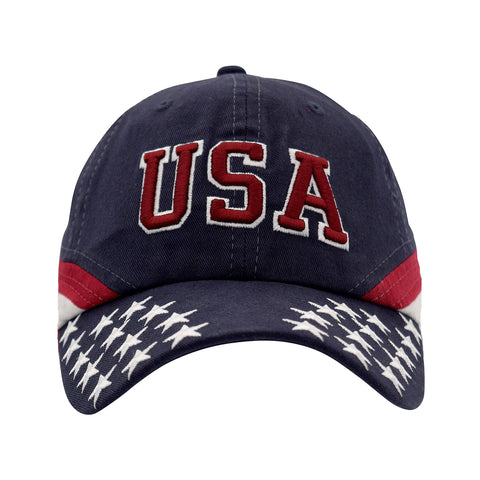 Tarmeek 4th of July Hat American Flag Baseball Cap Fishing Sailing  Adjustable Dad Hat Embroidered USA Hats Outdoor Activities for Men Women 