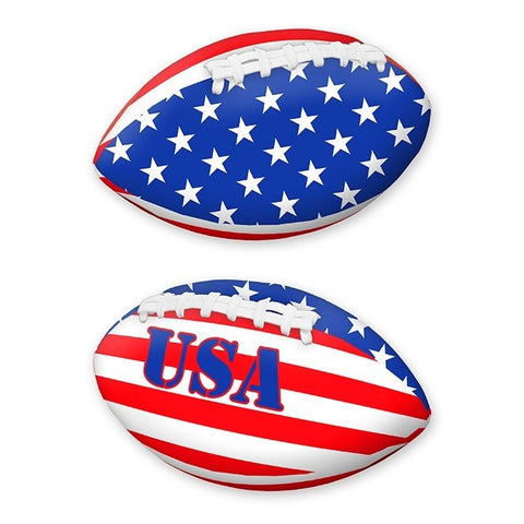 USA Stars and Stripes Soft Football - the flag shirt